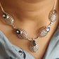 925 SOLID STERLING SILVER NATURAL MYSTIC QUARTZ HANDMADE NECKLACE,18 INCHES