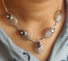 925 SOLID STERLING SILVER NATURAL MYSTIC QUARTZ HANDMADE NECKLACE,18 INCHES