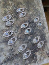 925 SOLID STERLING SILVER NATURAL BLACK ONYX GEMSTONE HOOK EARRING