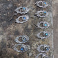 925 SOLID STERLING SILVER NATURAL LABRADORITE GEMSTONE HOOK EARRING