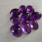 NATURAL AMETHYST OVAL SHAPE FLAT BACK CABOCHON AAA+ QUALITY CALIBRATED GEMSTONES. ALL SIZES AVAILABLE
