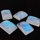 AAA+ QUALITY NATURAL RAINBOW MOONSTONE RECTANGLE SHAPE CABOCHON FLAT BACK CALIBRATED GEMSTONES, ALL SIZES AVAILABLE