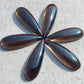 NATURAL SMOKY QUARTZ TEARDROP CABOCHON FLAT BACK BIG PEAR SHAPE CALIBRATED GEMSTONES, ALL SIZES AVAILABLE