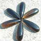 NATURAL SMOKY QUARTZ TEARDROP CABOCHON FLAT BACK BIG PEAR SHAPE CALIBRATED GEMSTONES, ALL SIZES AVAILABLE