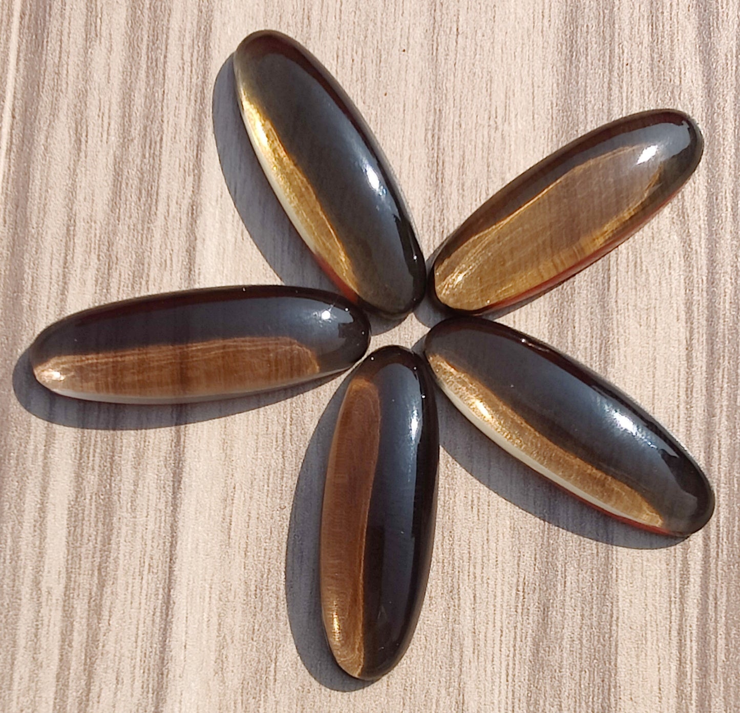 NATURAL SMOKY QUARTZ CABOCHON FLAT BACK BIG OVAL SHAPE CALIBRATED GEMSTONES, ALL SIZES AVAILABLE