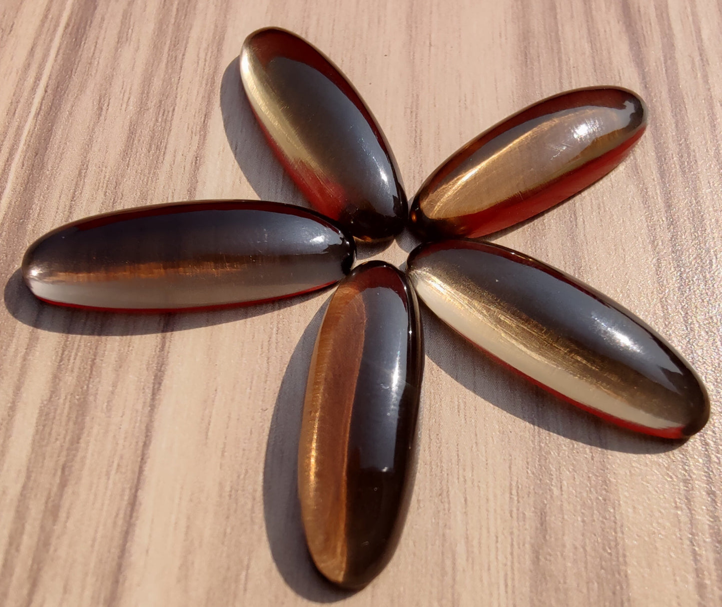 NATURAL SMOKY QUARTZ CABOCHON FLAT BACK BIG OVAL SHAPE CALIBRATED GEMSTONES, ALL SIZES AVAILABLE