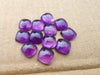 NATURAL AMETHYST CUSHION SHAPE AAA+ QUALITY CABOCHON FLAT BACK CALIBRATED GEMSTONES, ALL SIZES AVAILABLE