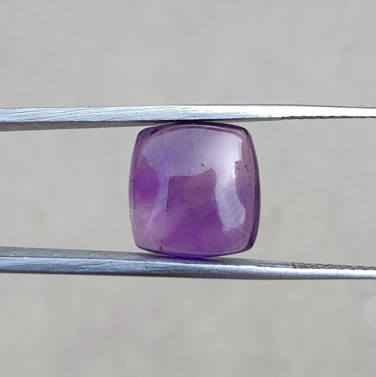 NATURAL AMETHYST CUSHION SHAPE AAA+ QUALITY CABOCHON FLAT BACK CALIBRATED GEMSTONES, ALL SIZES AVAILABLE