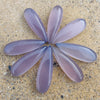 AAA+ QUALITY NATURAL LAVENDER CHALCEDONY BIG PEAR SHAPE CABOCHON FLAT BACK CALIBRATED BEDA SHAPE GEMSTONES, ALL SIZES AVAILABLE