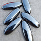AAA+ QUALITY NATURAL HEMATITE BIG OVAL SHAPE CABOCHON FLAT BACK CALIBRATED BEDA SHAPE GEMSTONES, ALL SIZES AVAILABLE