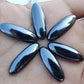 AAA+ QUALITY NATURAL HEMATITE BIG OVAL SHAPE CABOCHON FLAT BACK CALIBRATED BEDA SHAPE GEMSTONES, ALL SIZES AVAILABLE