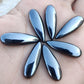 AAA+ QUALITY NATURAL HEMATITE TEARDROP SHAPE CABOCHON BIG PEAR FLAT BACK CALIBRATED BEDA SHAPE GEMSTONES, ALL SIZES AVAILABLE