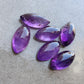 AAA+ QUALITY NATURAL AMETHYST MARQUISE SHAPE CABOCHON FLAT BACK CALIBRATED GEMSTONES, ALL SIZES AVAILABLE