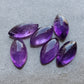 AAA+ QUALITY NATURAL AMETHYST MARQUISE SHAPE CABOCHON FLAT BACK CALIBRATED GEMSTONES, ALL SIZES AVAILABLE