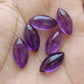 AAA+ QUALITY NATURAL AMETHYST MARQUISE SHAPE CABOCHON FLAT BACK CALIBRATED GEMSTONES, ALL SIZES AVAILABLE