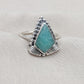 925 SOLID STERLING SILVER NATURAL AMAZONITE GEMSTONE HANDMADE RING, ALL SIZES AVAILABLE