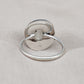 925 SOLID STERLING SILVER NATURAL GREEN AMETHYST GEMSTONE HANDMADE RING, ALL SIZES AVAILABLE