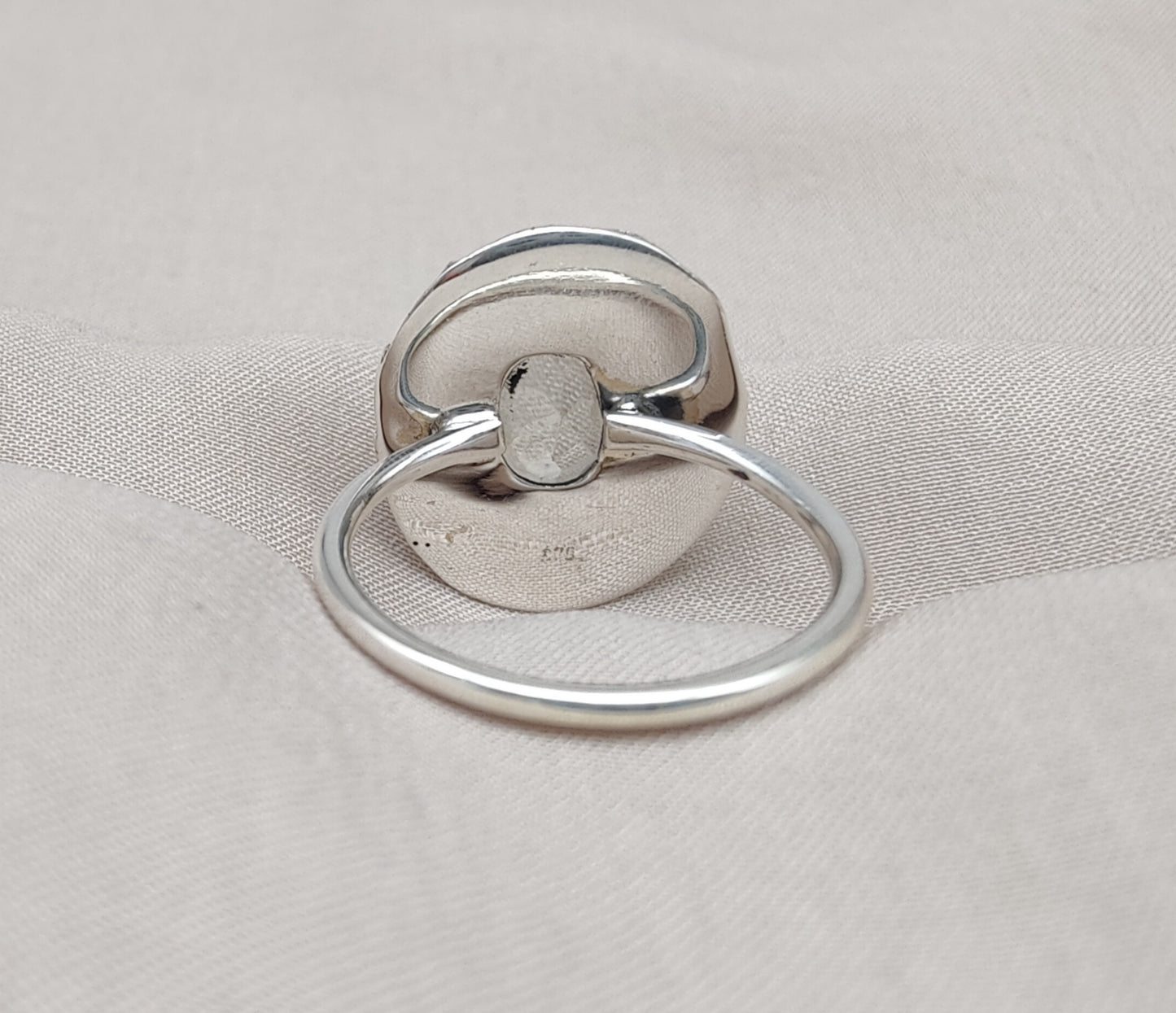 925 SOLID STERLING SILVER NATURAL GREEN AMETHYST GEMSTONE HANDMADE RING, ALL SIZES AVAILABLE