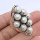 925 SOLID STERLING SILVER NATURAL Mother of Pearl GEMSTONES HANDMADE RING, ALL SIZES AVAILABLE