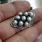 925 SOLID STERLING SILVER NATURAL Mother of Pearl GEMSTONES HANDMADE RING, ALL SIZES AVAILABLE