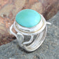925 SOLID STERLING SILVER NATURAL TURQUOISE GEMSTONES HANDMADE RING, ALL SIZES AVAILABLE