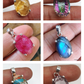 925 SOLID STERLING SILVER NATURAL GEMSTONES HANDMADE PENDANT PACK OF 6 PIECES (Copy)