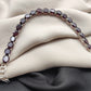 925 SOLID STERLING SILVER NATURAL GARNET HANDMADE BRACELET,8 INCHES