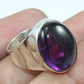 925 SOLID STERLING SILVER NATURAL PURPLE AMETHYST GEMSTONES HANDMADE RING, ALL SIZES AVAILABLE