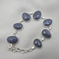 925 Sterling Silver Blue Sapphire Bracelet Faceted Sapphire Jewelry September Birthstone