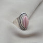 Rhodochrosite 925 Sterling Silver Ring Marquise Gemstone Boho Statement Ring Crystal Jewelry
