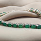 Green Onyx Tennis Bracelet: 925 Sterling Silver Gemstone Jewelry