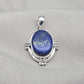Lapis Lazuli Pendant: 925 Sterling Silver Boho Handmade Jewelry