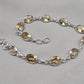 925 Sterling Silver Citrine Bracelet Yellow Gemstone Jewelry November Birthstone Gift for Her