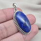 Lapis Lazuli Pendant 925 Sterling Silver September Birthstone Necklace Boho Jewelry Handmade Pendant