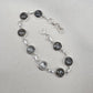 Black Rutile Quartz 925 Sterling Silver Bracelet Natural Handmade