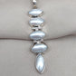 Handmade Pearl Pendant: 925 Sterling Silver Marquise Gemstone