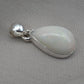 Ethiopian Opal Pear Pendant 925 Sterling Silver Handmade Cabochon Gemstone Jewelry