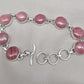 Rhodochrosite 925 Sterling Silver Bracelet: Handmade Pink Gemstone Jewelry