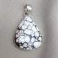 925 Sterling Silver Wild Horse Jasper Pendant Necklace: Teardrop, Boho Healing Crystal