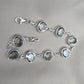 925 Sterling Silver Green Amethyst Bracelet Oval Prasiolite Gemstone Vintage Boho Bracelet for Women