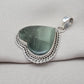Seraphinite Pendant: 925 Sterling Silver, Healing Crystal Jewelry Heart shape Unique Pendant