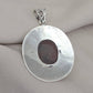 925 Sterling Silver Natural Black Onyx Silver Pendant Oval Cabochon Handmade Gemstone Jewelry