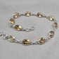 925 Sterling Silver Citrine Bracelet Yellow Gemstone Jewelry November Birthstone Gift for Her