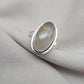 Rutilated Quartz Ring 925 Sterling Silver Oval Gemstone Ring Handmade Boho Statement Jewelry