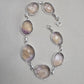 925 Sterling Silver Ametrine Bracelet Natural Faceted Gemstone Jewelry Adjustable Bracelet