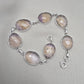 925 Sterling Silver Ametrine Bracelet Natural Faceted Gemstone Jewelry Adjustable Bracelet