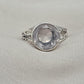 Rose Quartz 925 Sterling Silver Ring: Handmade Boho Gemstone Jewelry