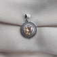 Citrine Silver Pendant: Vintage 925 Sterling, Beaded Boho Jewelry
