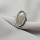Rutilated Quartz Ring 925 Sterling Silver Oval Gemstone Ring Handmade Boho Statement Jewelry