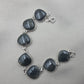 925 Sterling Silver Moss Agate Natural Gemstone Bracelet Handmade Jewelry Gift for Women